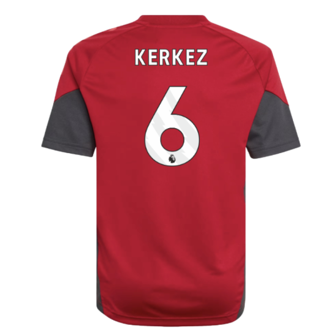 2025-2026 Liverpool Training Jersey (Strawberry Red) - Kids (Kerkez 6)