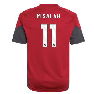 2025-2026 Liverpool Training Jersey (Strawberry Red) - Kids (M.Salah 11)