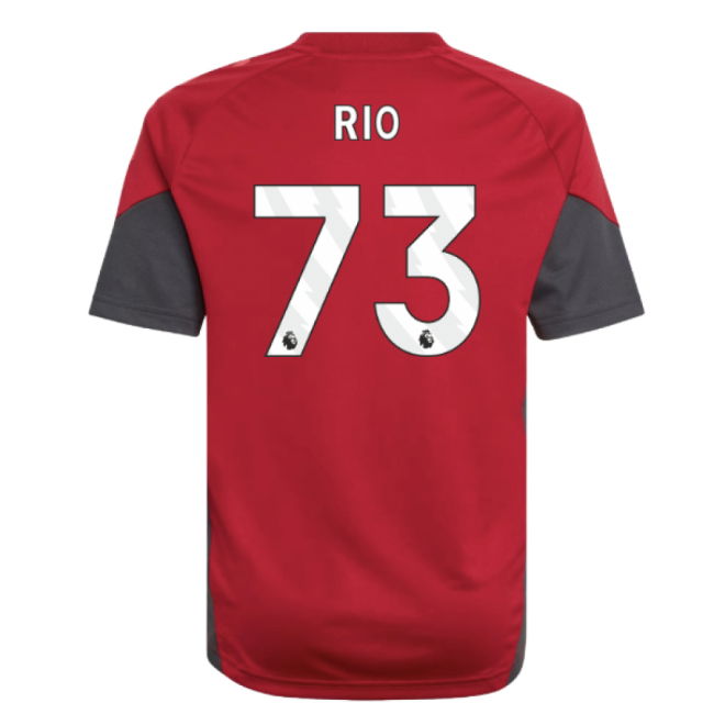 2025-2026 Liverpool Training Jersey (Strawberry Red) - Kids (Rio 73)