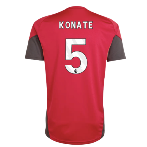 2025-2026 Liverpool Training Jersey (Strawberry Red) (Konate 5)