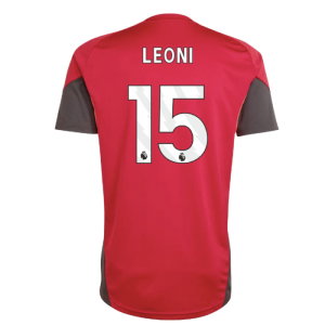 2025-2026 Liverpool Training Jersey (Strawberry Red) (Leoni 15)