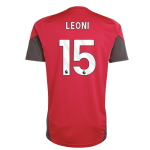 2025-2026 Liverpool Training Jersey (Strawberry Red) (Leoni 15)