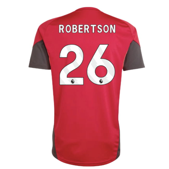 2025-2026 Liverpool Training Jersey (Strawberry Red) (Robertson 26)