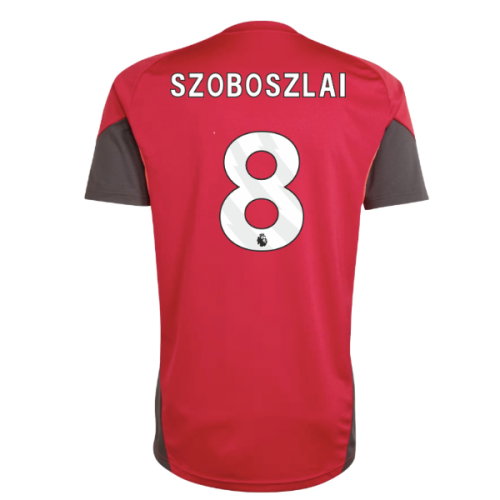 2025-2026 Liverpool Training Jersey (Strawberry Red) (Szoboszlai 8)