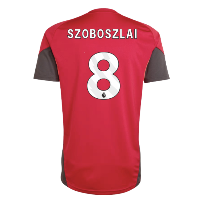 2025-2026 Liverpool Training Jersey (Strawberry Red) (Szoboszlai 8)