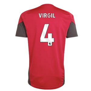 2025-2026 Liverpool Training Jersey (Strawberry Red) (Virgil 4)