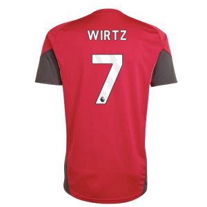 2025-2026 Liverpool Training Jersey (Strawberry Red) (Wirtz 7)