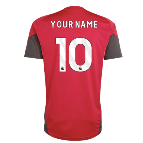 2025-2026 Liverpool Training Jersey (Strawberry Red) (Your Name)
