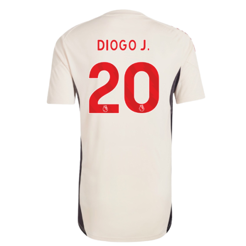2025-2026 Liverpool Training Jersey (White) (Diogo J. 20)
