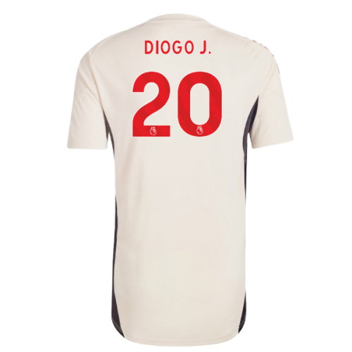 2025-2026 Liverpool Training Jersey (White) (Diogo J. 20)