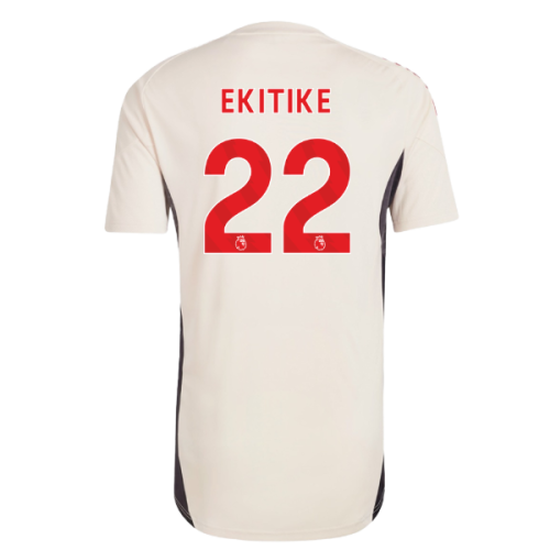 2025-2026 Liverpool Training Jersey (White) (Ekitike 22)