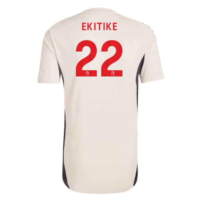2025-2026 Liverpool Training Jersey (White) (Ekitike 22)