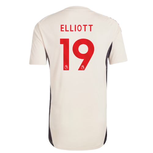 2025-2026 Liverpool Training Jersey (White) (Elliott 19)