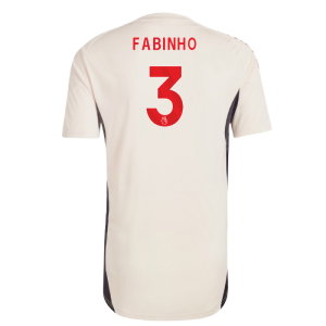 2025-2026 Liverpool Training Jersey (White) (Fabinho 3)
