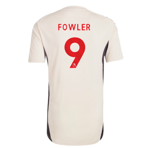 2025-2026 Liverpool Training Jersey (White) (Fowler 9)