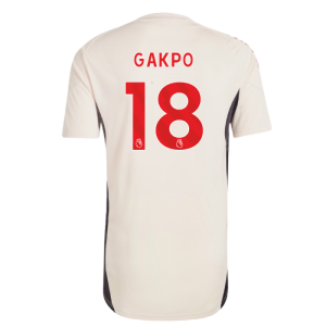 2025-2026 Liverpool Training Jersey (White) (Gakpo 18)