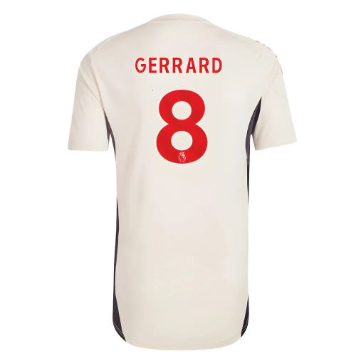 2025-2026 Liverpool Training Jersey (White) (Gerrard 8)