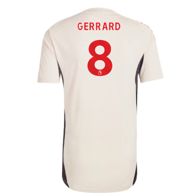 2025-2026 Liverpool Training Jersey (White) (Gerrard 8)