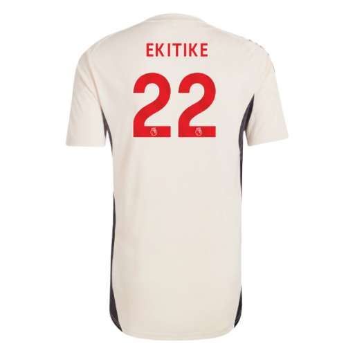 2025-2026 Liverpool Training Jersey (White) - Kids (Ekitike 22)