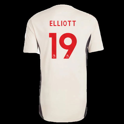 2025-2026 Liverpool Training Jersey (White) - Kids (Elliott 19)