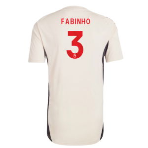 2025-2026 Liverpool Training Jersey (White) - Kids (Fabinho 3)