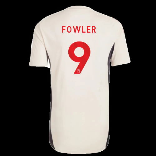 2025-2026 Liverpool Training Jersey (White) - Kids (Fowler 9)