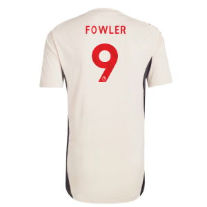 2025-2026 Liverpool Training Jersey (White) - Kids (Fowler 9)