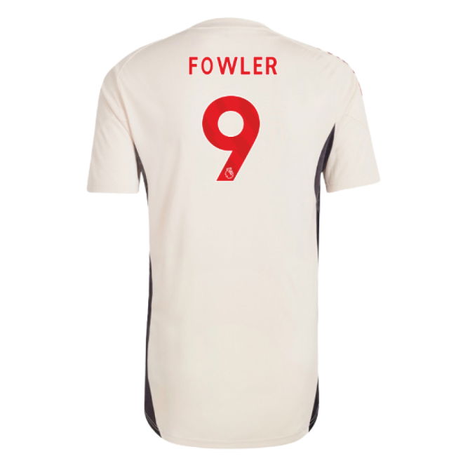 2025-2026 Liverpool Training Jersey (White) - Kids (Fowler 9)