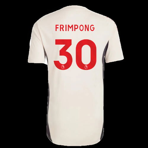 2025-2026 Liverpool Training Jersey (White) - Kids (Frimpong 30)