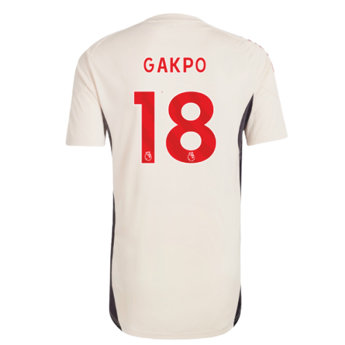 2025-2026 Liverpool Training Jersey (White) - Kids (Gakpo 18)
