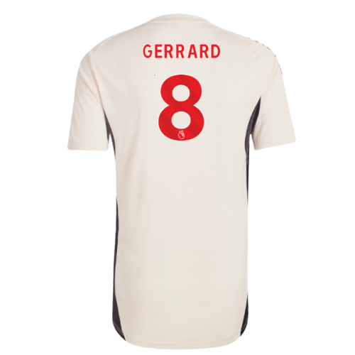 2025-2026 Liverpool Training Jersey (White) - Kids (Gerrard 8)