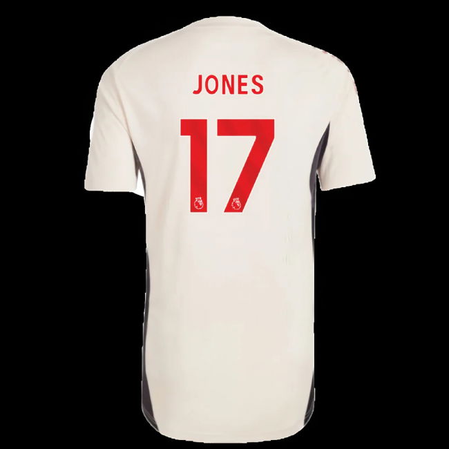 2025-2026 Liverpool Training Jersey (White) - Kids (Jones 17)