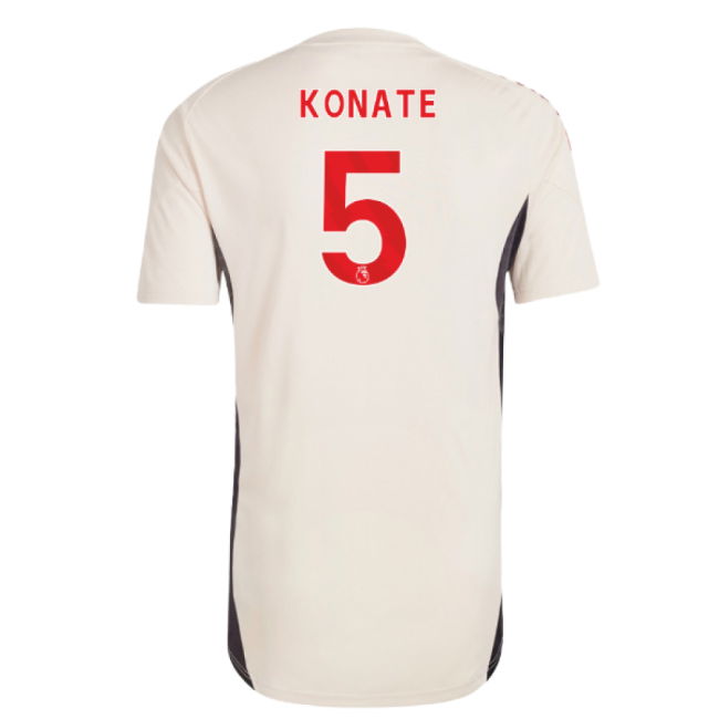 2025-2026 Liverpool Training Jersey (White) - Kids (Konate 5)