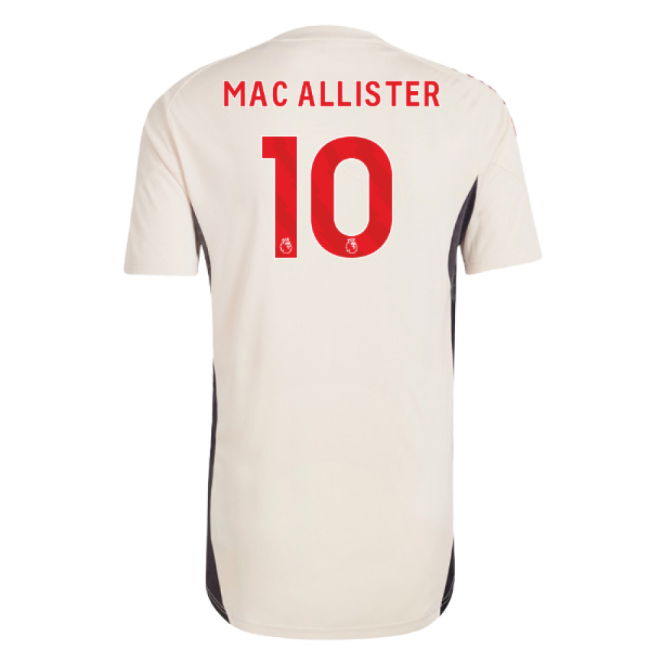 2025-2026 Liverpool Training Jersey (White) - Kids (Mac Allister 10)