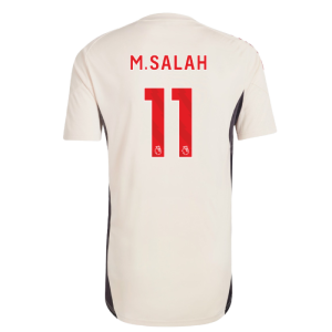 2025-2026 Liverpool Training Jersey (White) - Kids (M.Salah 11)