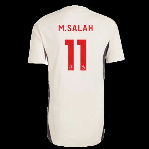 2025-2026 Liverpool Training Jersey (White) - Kids (M.Salah 11)