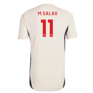 2025-2026 Liverpool Training Jersey (White) - Kids (M.Salah 11)