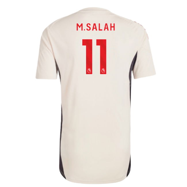 2025-2026 Liverpool Training Jersey (White) - Kids (M.Salah 11)