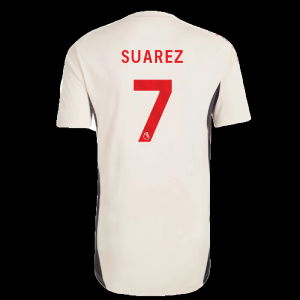 2025-2026 Liverpool Training Jersey (White) - Kids (Suarez 7)