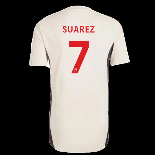 2025-2026 Liverpool Training Jersey (White) - Kids (Suarez 7)