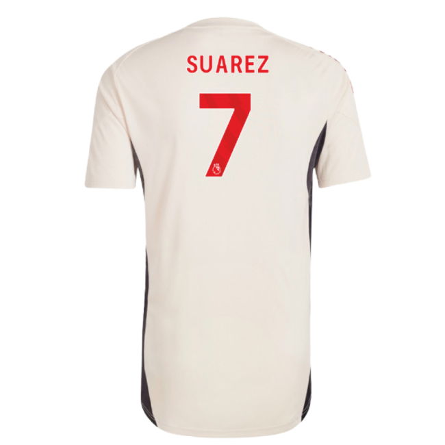 2025-2026 Liverpool Training Jersey (White) - Kids (Suarez 7)