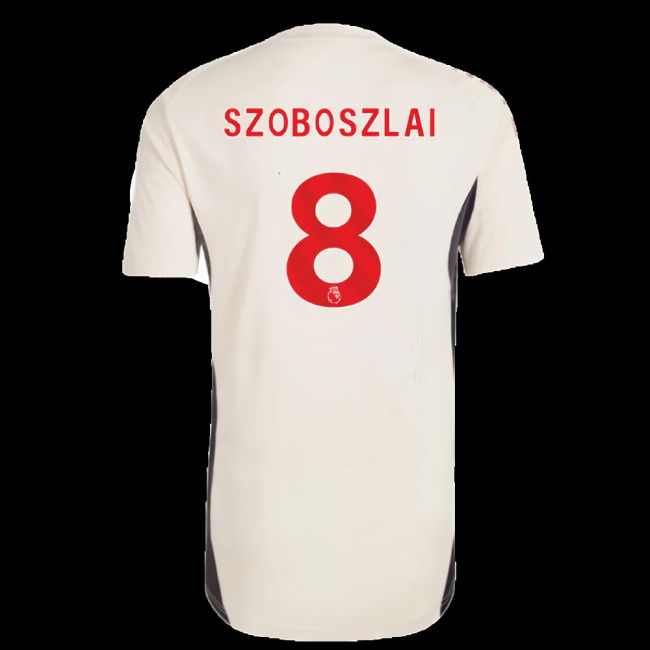 2025-2026 Liverpool Training Jersey (White) - Kids (Szoboszlai 8)