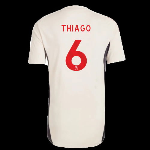 2025-2026 Liverpool Training Jersey (White) - Kids (Thiago 6)