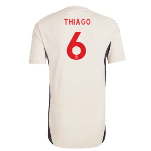 2025-2026 Liverpool Training Jersey (White) - Kids (Thiago 6)