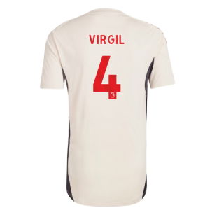 2025-2026 Liverpool Training Jersey (White) - Kids (Virgil 4)