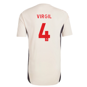2025-2026 Liverpool Training Jersey (White) - Kids (Virgil 4)