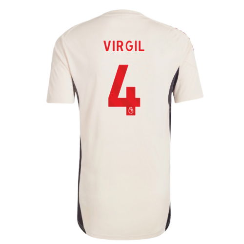 2025-2026 Liverpool Training Jersey (White) - Kids (Virgil 4)