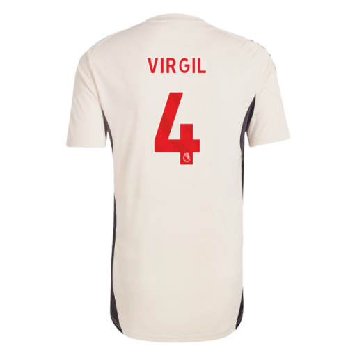 2025-2026 Liverpool Training Jersey (White) - Kids (Virgil 4)