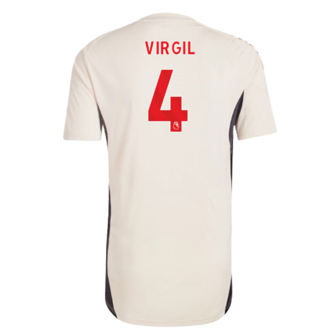 2025-2026 Liverpool Training Jersey (White) - Kids (Virgil 4)