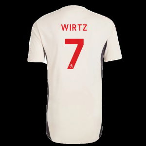 2025-2026 Liverpool Training Jersey (White) - Kids (Wirtz 7)